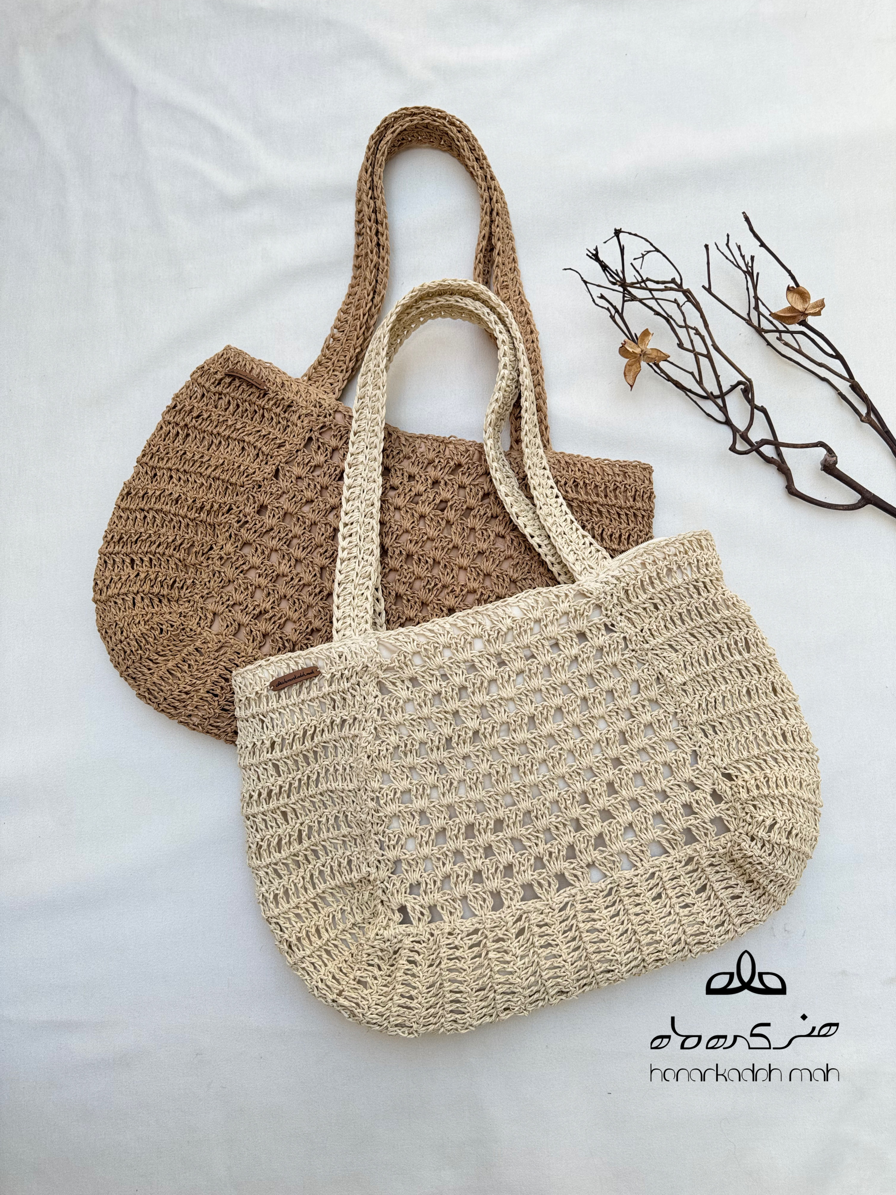 کیف رافیا مدل ذوزنقه
